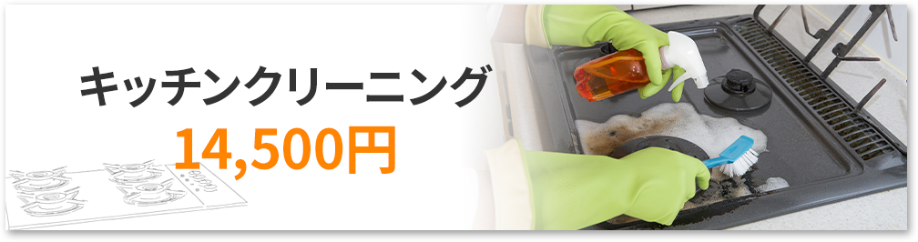 キッチンクリーニング14,500円。
